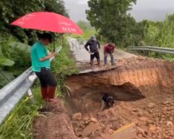 Official died during collapse of road in Chiang Mai