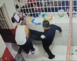 Prisoner brutally attacked by guards