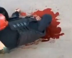 Security guard sleeping on motorcycle assassinated at gas station