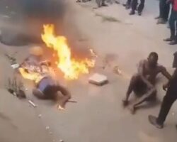 Three criminals burned alive in Nigeria