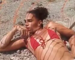 Transgender woman found dead on beach