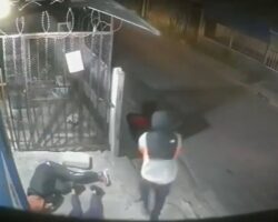 Triple murder caught on CCTV