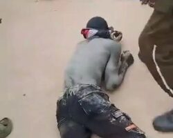 Violent arrest of Nigerian bandits