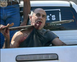 Wooden plank pierced elderly man's neck