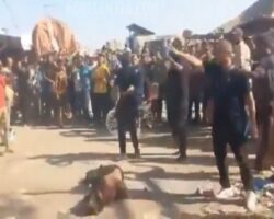 Beaten and publicly executed by Hamas