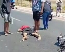 Brazilian motorcyclist died after collision with cow
