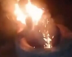 Burned alive by Mexican cartel