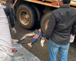 Collision between motorcycle and truck claimed two young lives