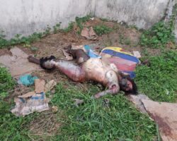 Decomposing female corpse found on abandoned lot