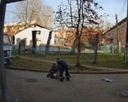 Elderly woman killed by reversing garbage truck