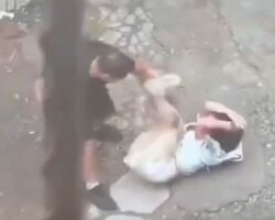 Enraged Chinese man finishes off his wife with brick