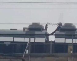 Fatal consequences of train surfing