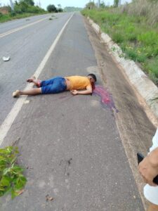 Fatal motorcycle accident on highway BR-230