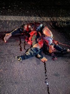Fatally crushed in traffic accident