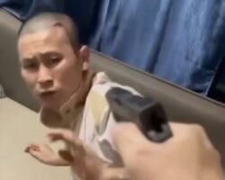 Member of Myanmar scam gang beaten at gunpoint