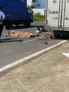 Motorcyclist died after crashing into parked truck