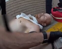 Murder suspect shot by police officer in Florida