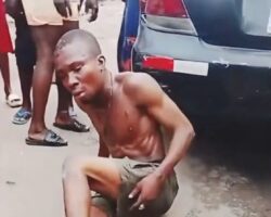 Nigerian thief caught with stolen items