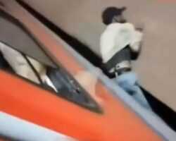 Passenger falls into gap between train and platform