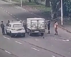 South African runner crushed by truck