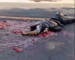 Tanker truck crushed his skull