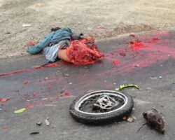 Traffic accident left one person fatally crushed and injured another