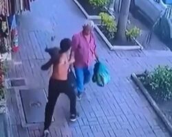 Unprovoked attack on elderly man