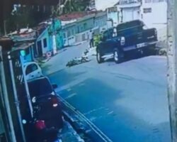 Woman on motorcycle fatally struck by car