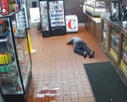 Armed suspect paralyzed by non-lethal weapon