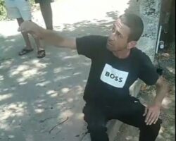 Beaten with wooden plank for stealing