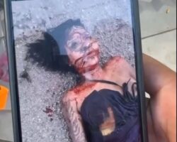 Brazilian woman dragged by car
