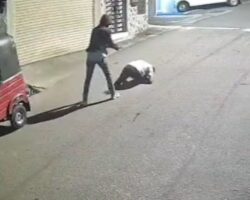 Cold-blooded assassination from behind