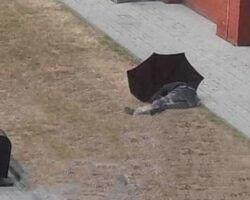 Crazy Russian jumps from 8th floor