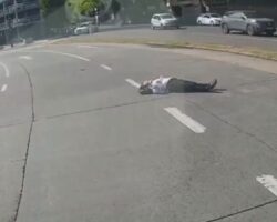 Elderly woman ends up in coma after being struck by bus