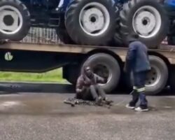 Flogged after attempt to steal tractor part
