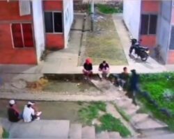 He starts with friendly greeting but ends by killing