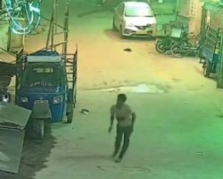 Indian guy being stabbed to death