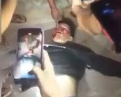 Killed robber became attraction for local residents