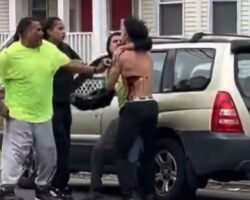 Man gets stabbed during street fight