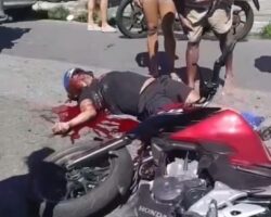 Motorcyclist gunned down by hired killer
