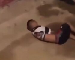 Shot in leg during clash with police in favela