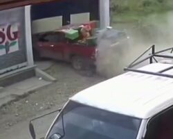 Struck and crushed by reckless driver