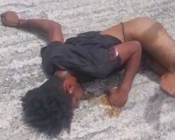 Thief got testicle cut off