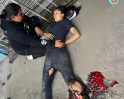 Woman crushed by truck that lost control