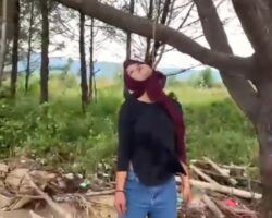 Young Indonesian woman found hanged