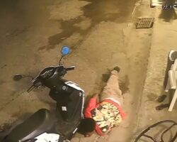 Attacked with machete and finished off with gun