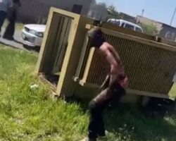 Copper cable thief regrets it