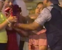 Elderly man injured by fireworks