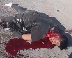 Fatal accident of Mexican motorcyclist