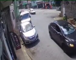 Impact of man who fell from building